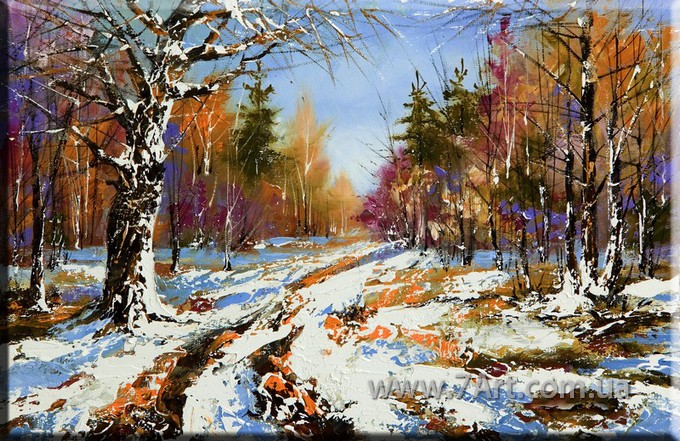 Картина Русская Зима 